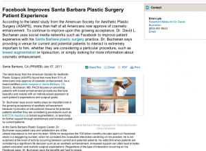 plastic, surgery, surgeon, breast, augmentation, social, media, santa, barbara, ca